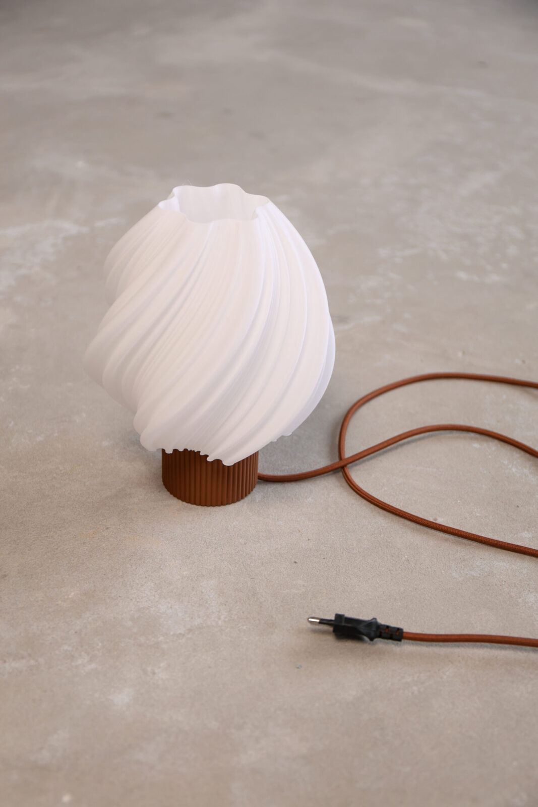 Spiral Lamp Terracotta - Зображення 3