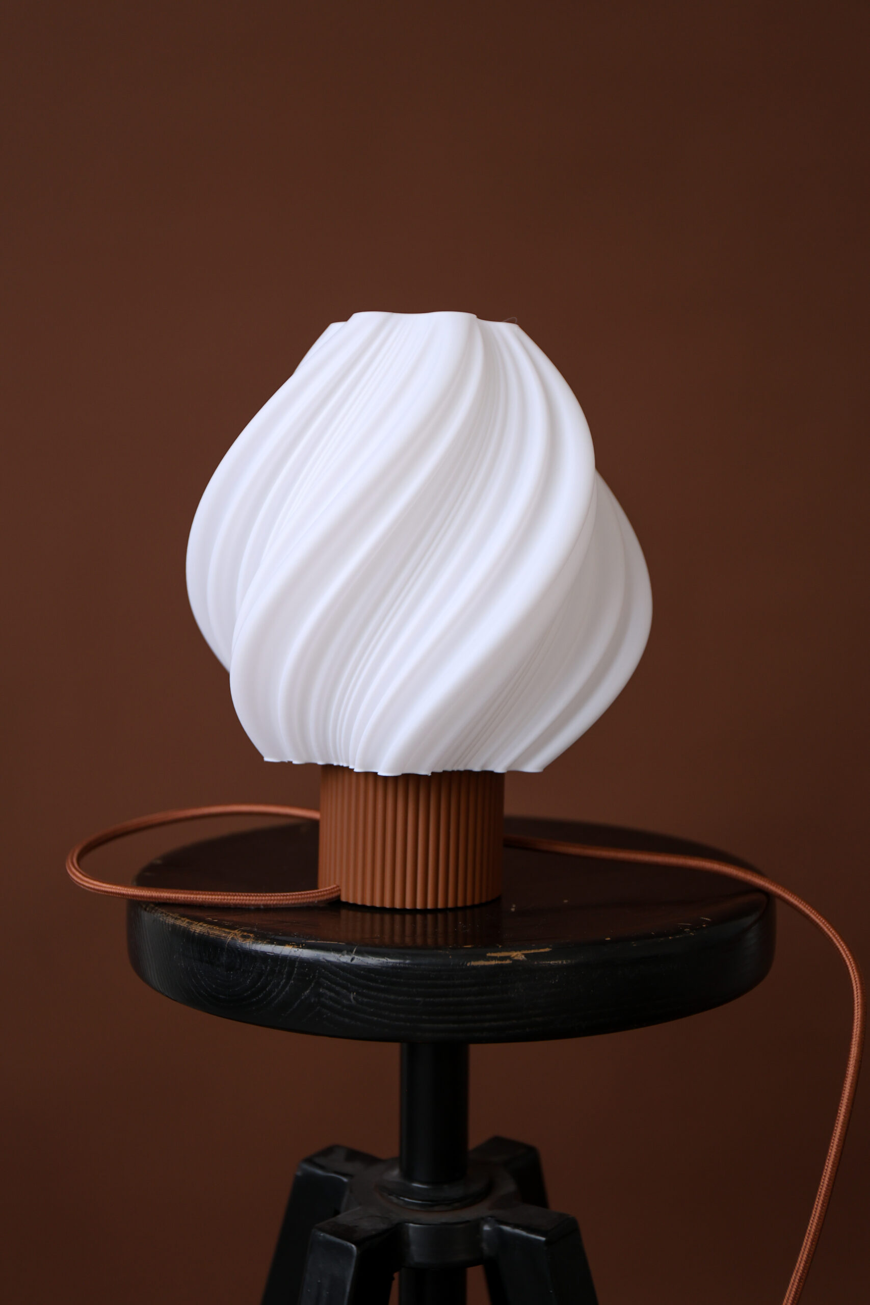 Spiral Lamp Terracotta