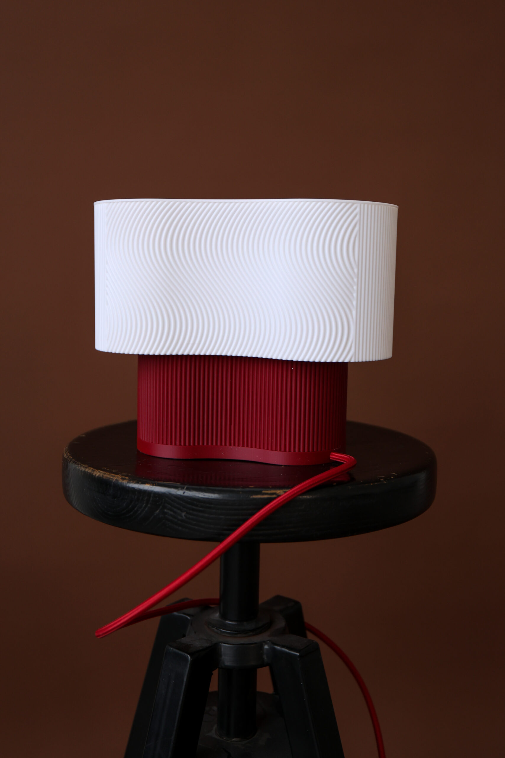 Wave Lamp Bordo