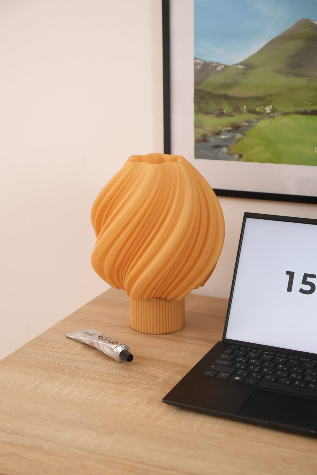 Spiral Lamp Sand Matte - Зображення 2