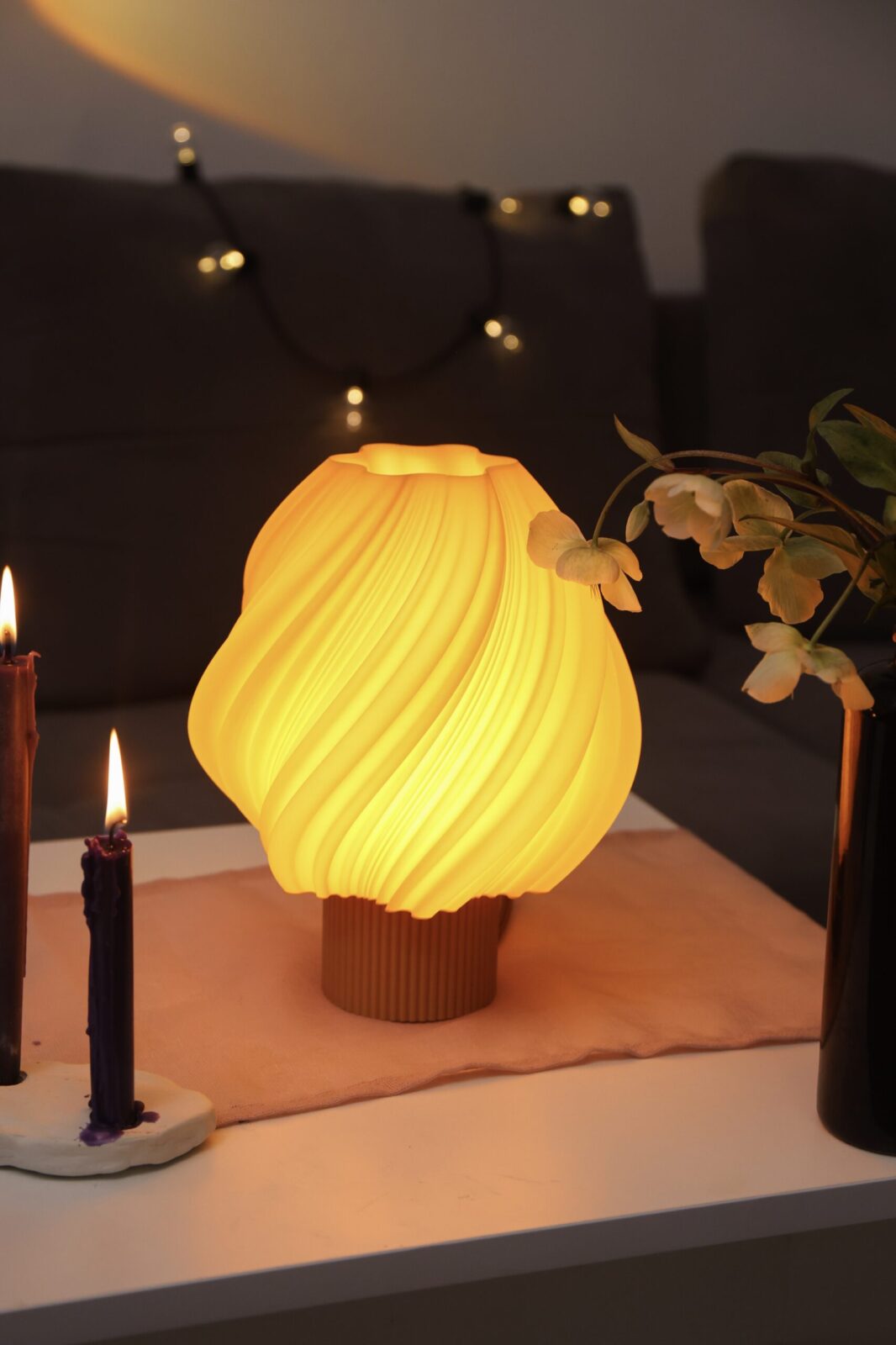Spiral Lamp Sand Matte - Зображення 3